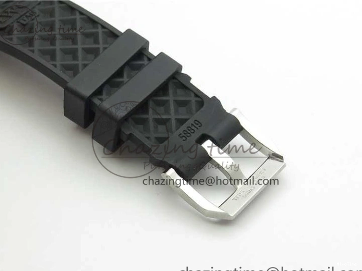 MIROTIME 0216 Aquatimer Chrono IW376702 SS BLS 1:1 Best Edition Black Dial on Black Rubber Strap A WellDesigned 7105